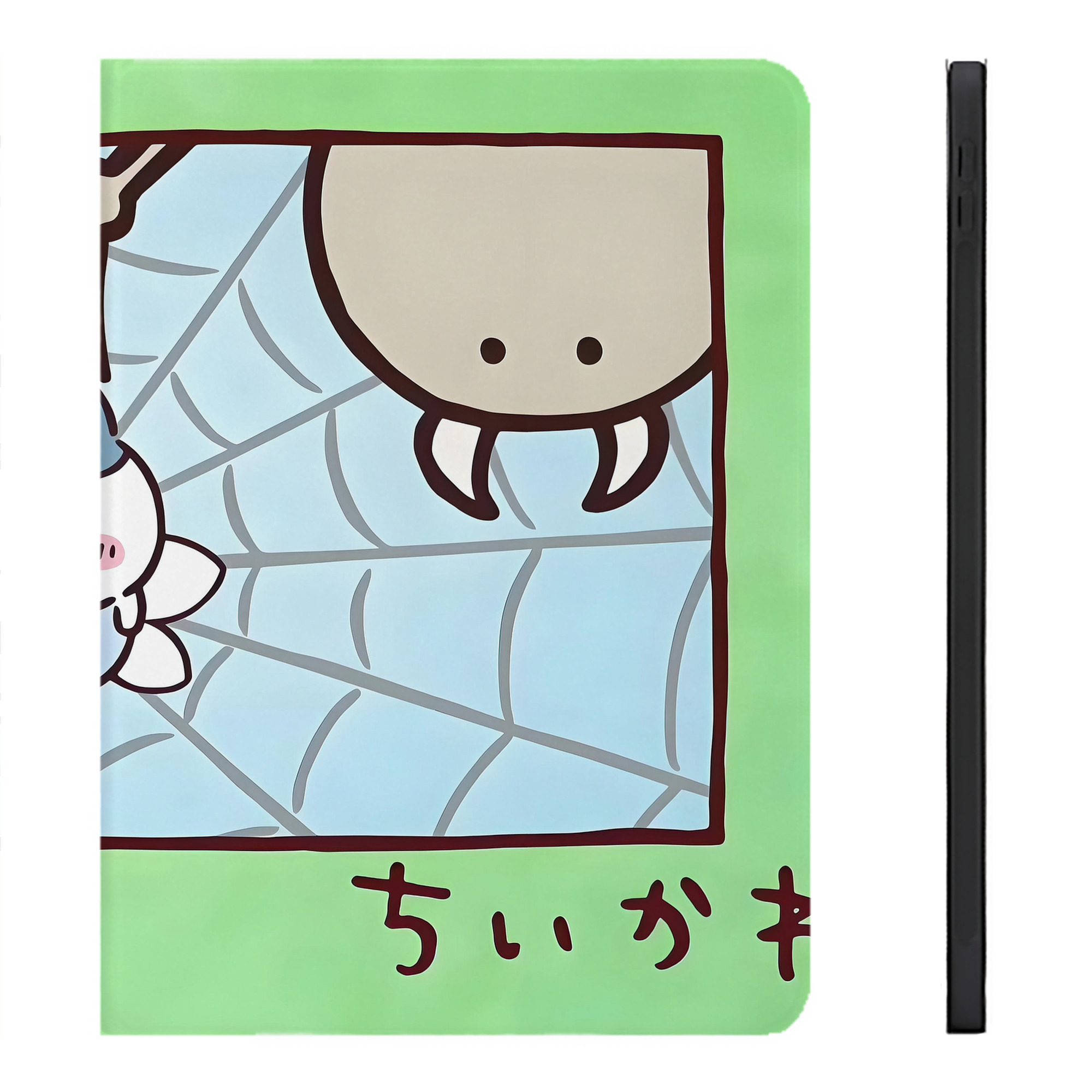 （画像用） ちいかわ Chii-kawa IPadケース ペンホルダー付き ブックスタイルデザイン